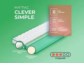 Матрас Clever Simple (90х200)