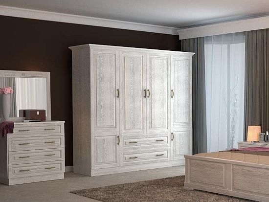 Шкаф №3 (бук/лдсп), 4 створки 1 (фото)