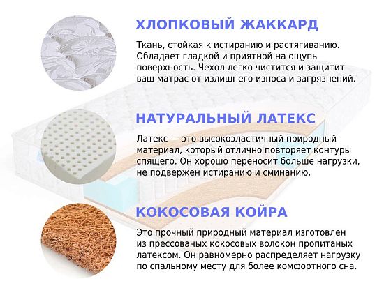 Матрас Sleep A Lot BERTRANN Nesbit S500 med 2 (фото)