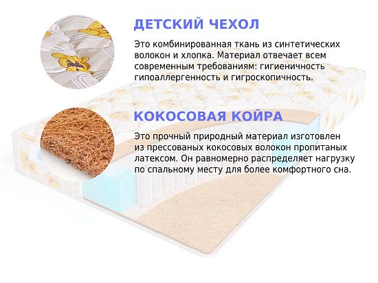 Детский матрас Sleep A Lot TREY Danby S500 high 2 (фото)